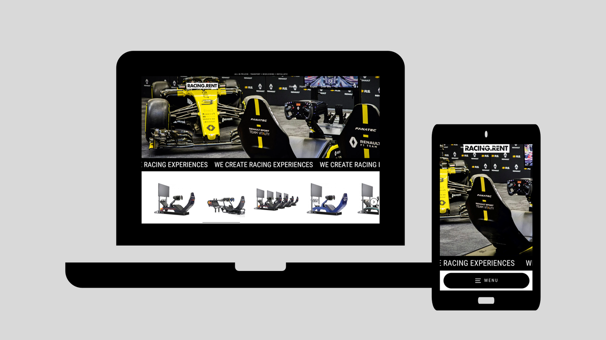 RACING.RENT lanceert nieuwe website