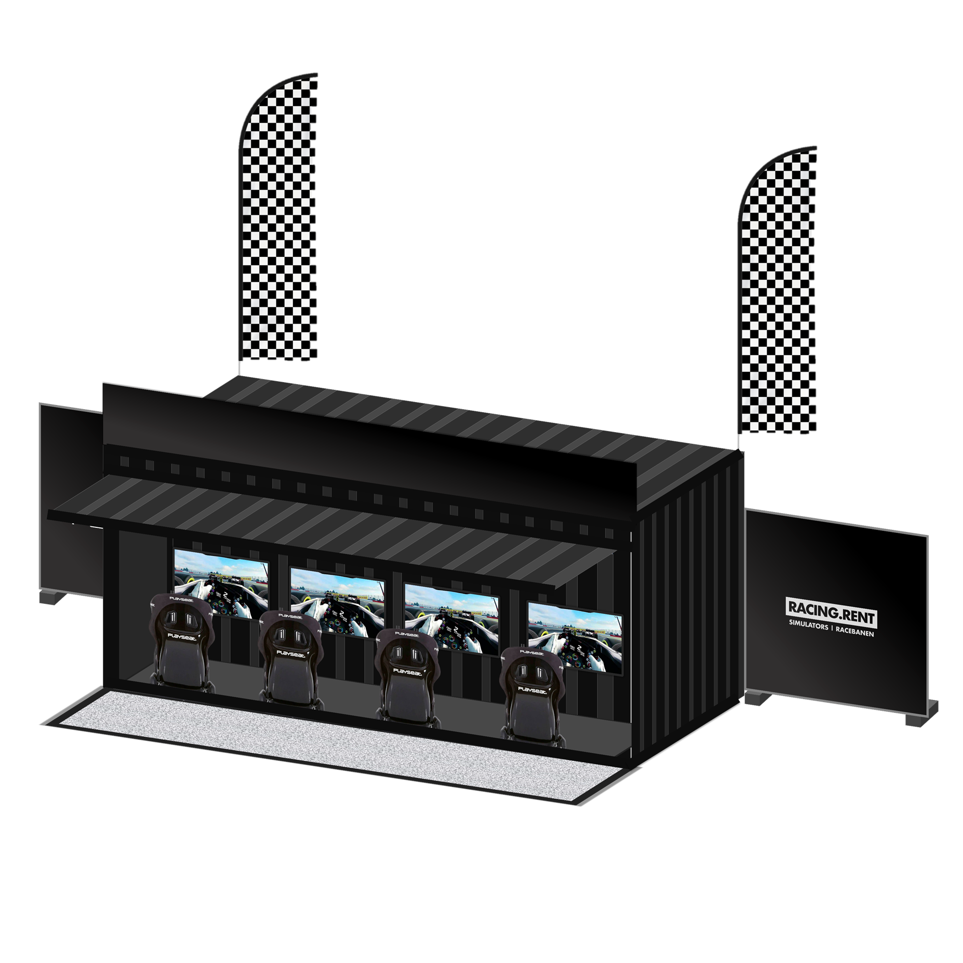 Simrace container – RACING.RENT | we create racing experiences
